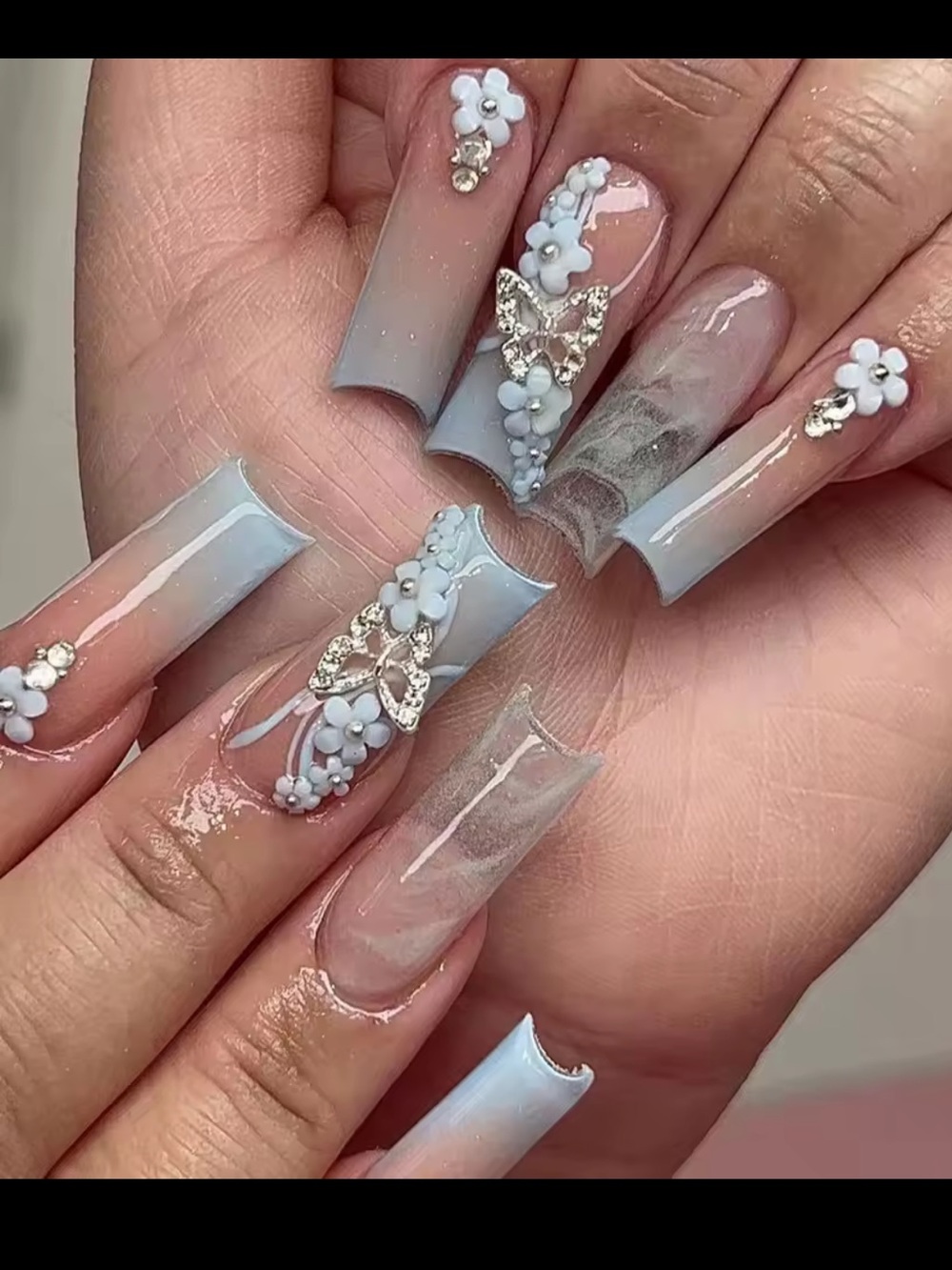 24 pcs nails natural delicate & comfortable reusable!